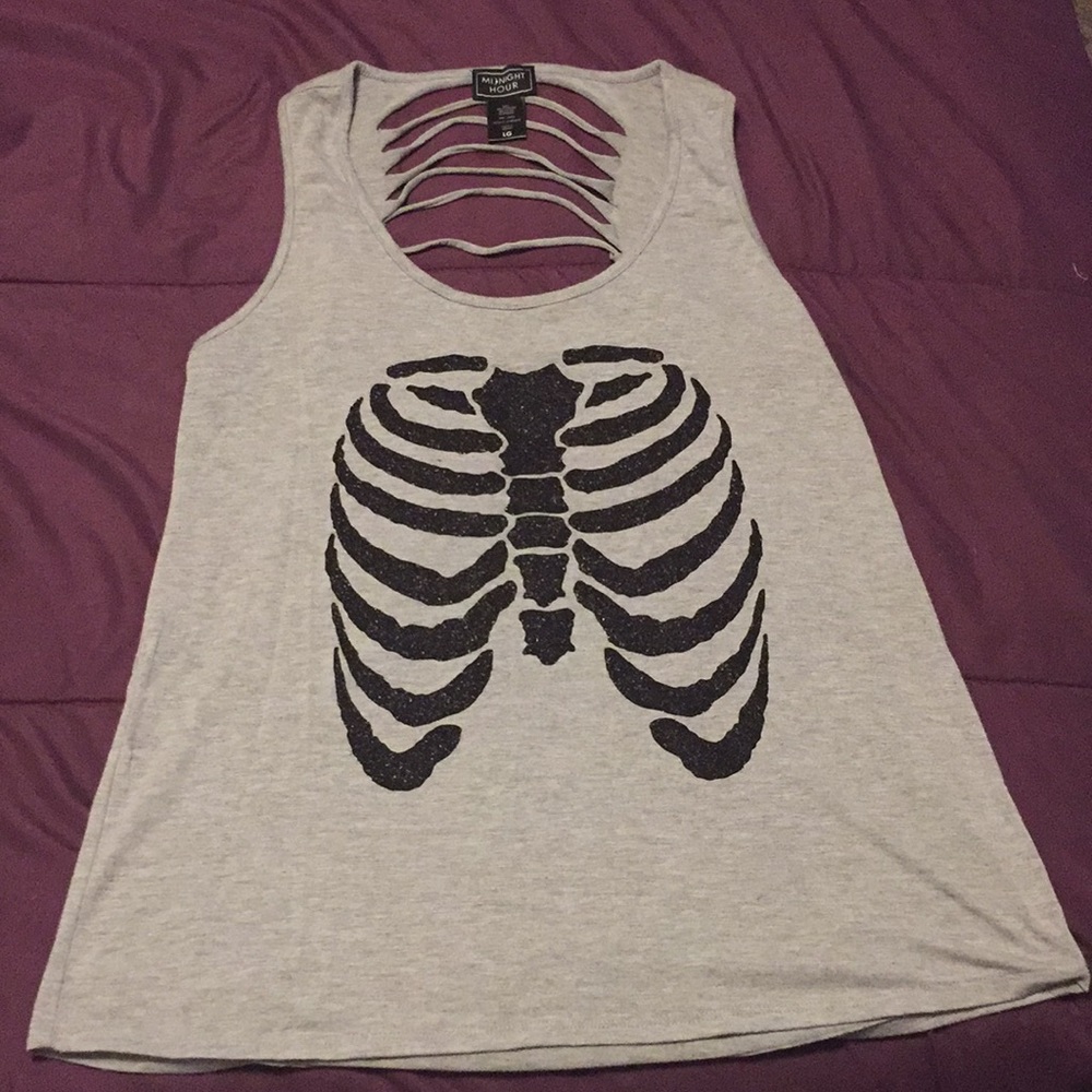 Large Midnight Hour Skeleton Tank